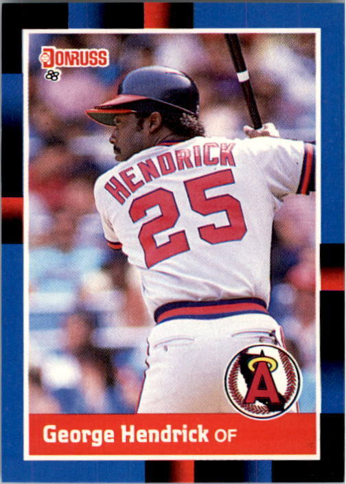 1988 George Hendrick Donruss Baseball Card #479