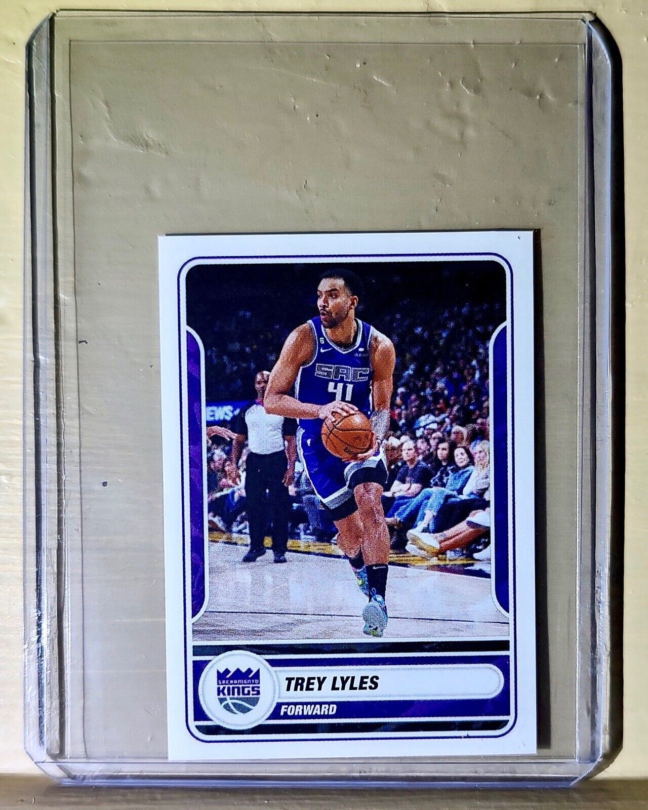 2023-24 Trey Lyles Panini NBA Basketball #459 Sticker Sacramento Kings