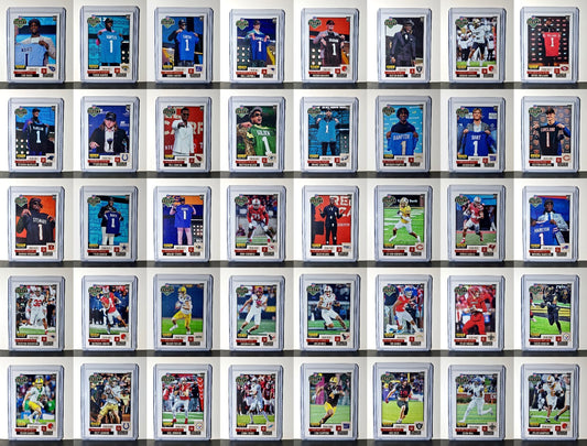 2025 Panini Instant NFL Draft Night Complete 40 Card Football Set