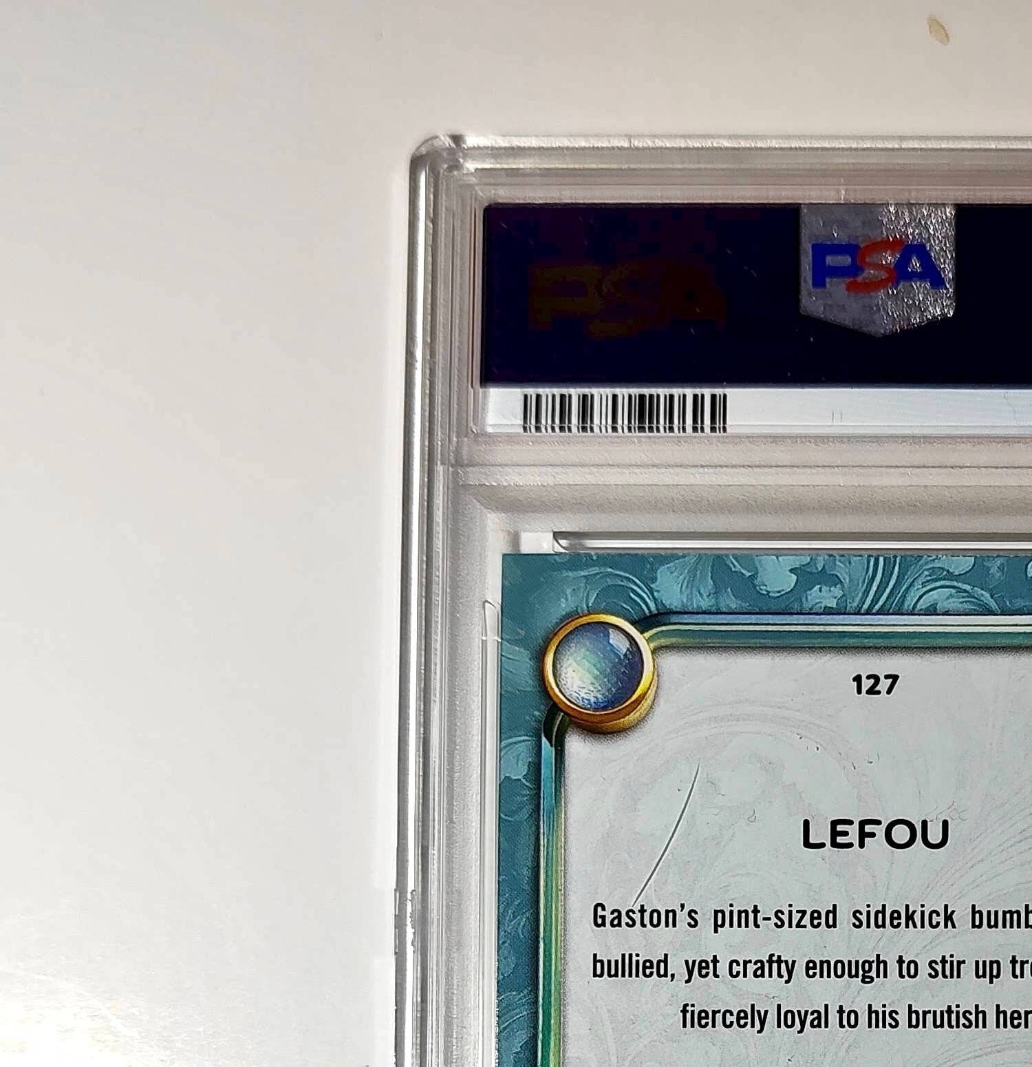 LeFou 2025 Topps Disney Wonder #127 Diamond Card Beauty and the Beast PSA 6