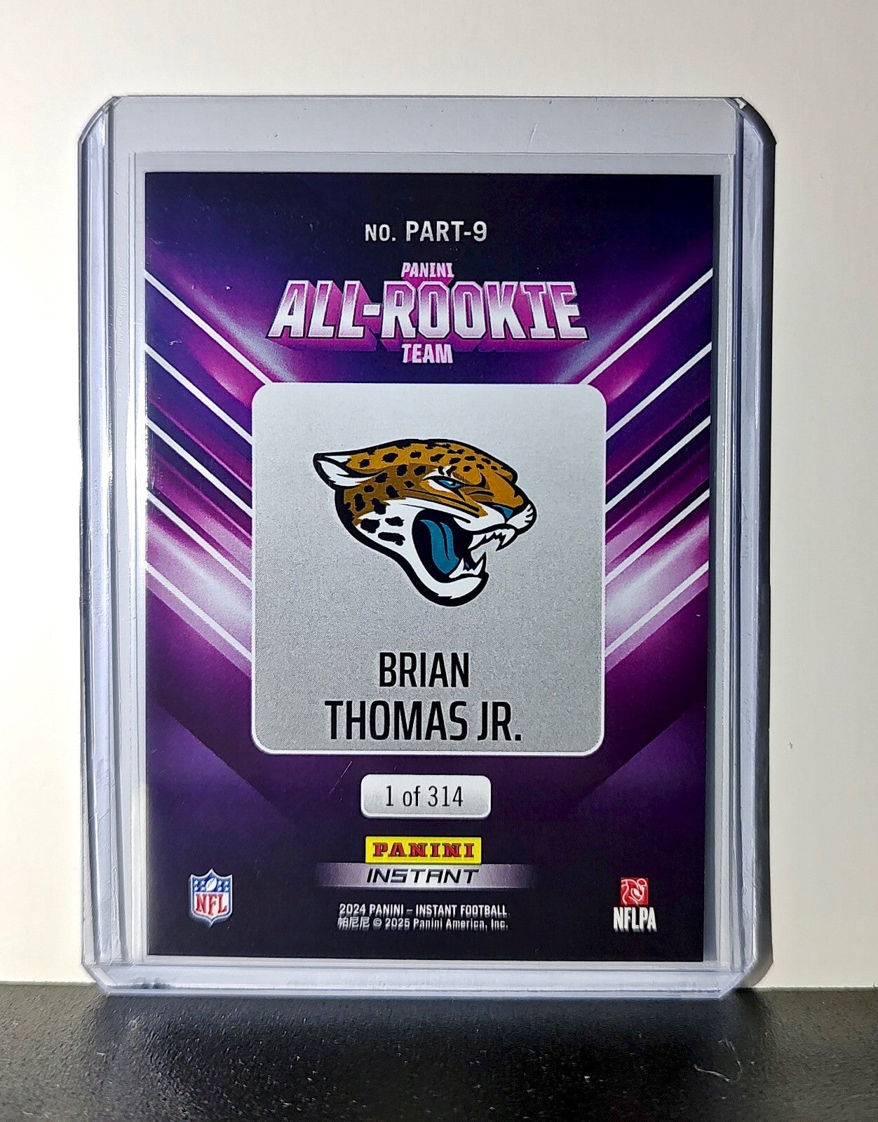 Brian Thomas Jr. Rookie 2024 Panini NFL #9 All-Rookie Jaguars​​ ​1 of 314