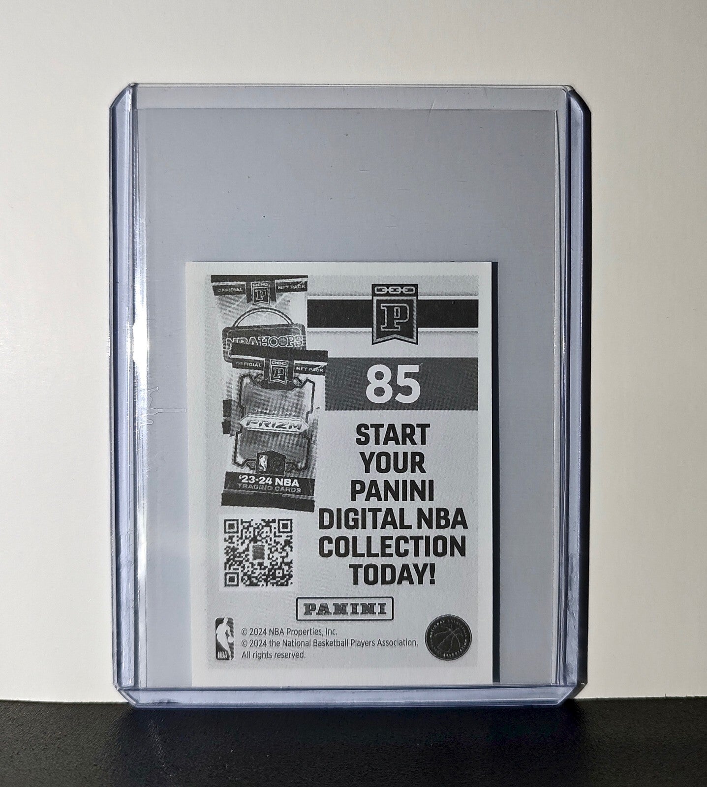 Donovan Clingan Rookie Draft 2024-25 Panini NBA #85 Sticker Card Trail Blazers