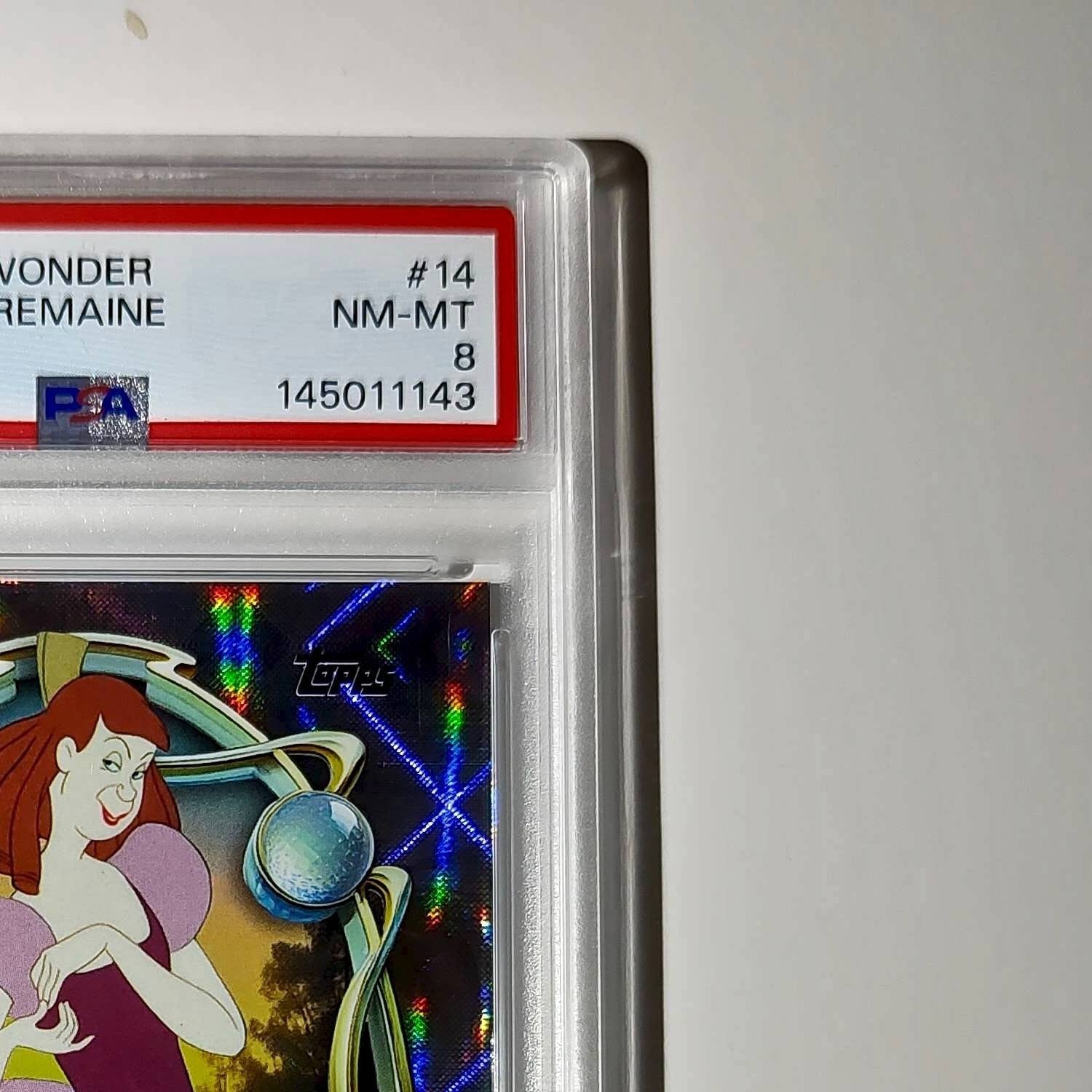 Anastasia Tremaine 2025 Topps Disney #14 Winter Variant Card Cinderella PSA 8