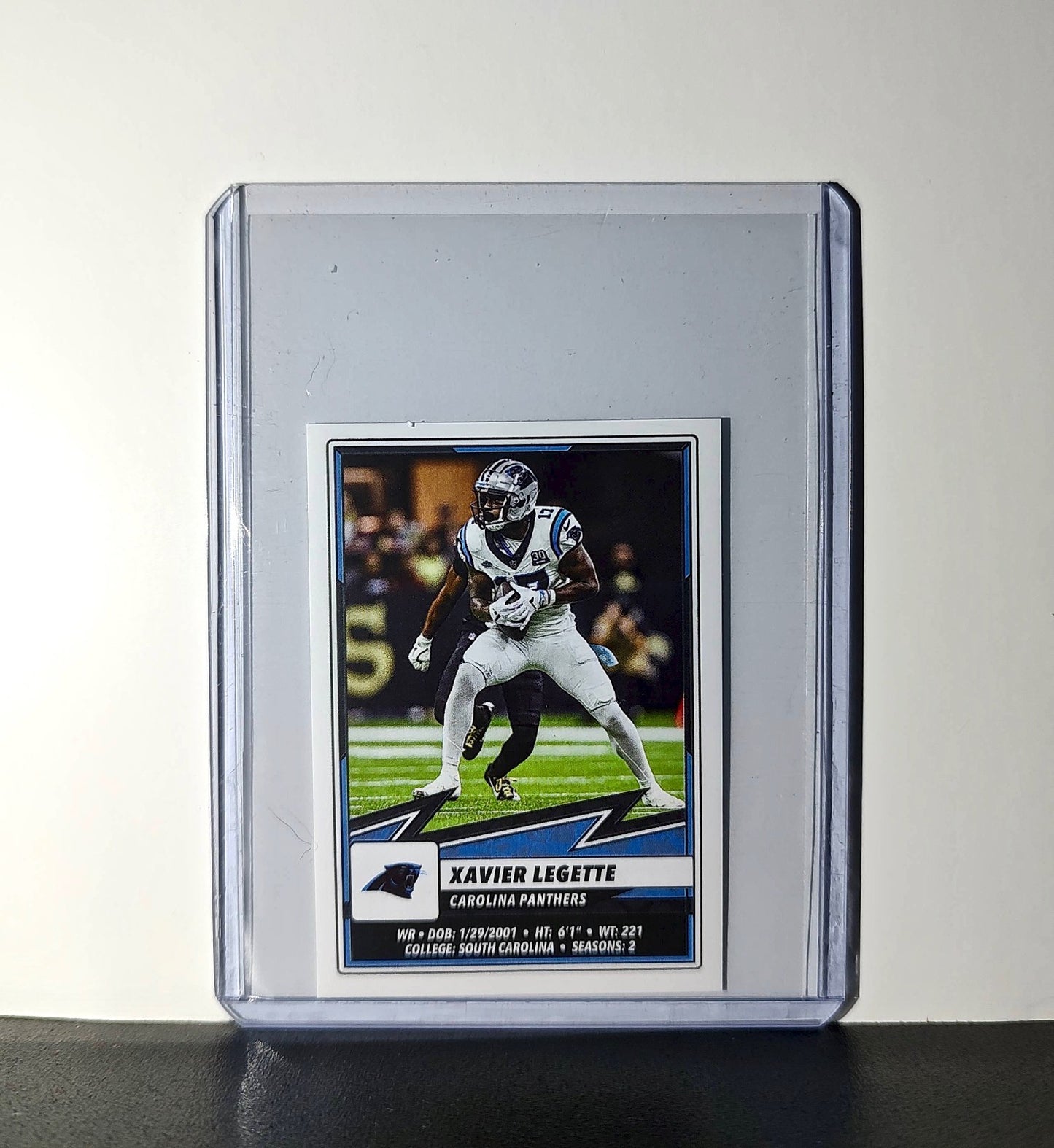 Xavier Legette 2025 Panini NFL #444 Sticker Carolina Panthers