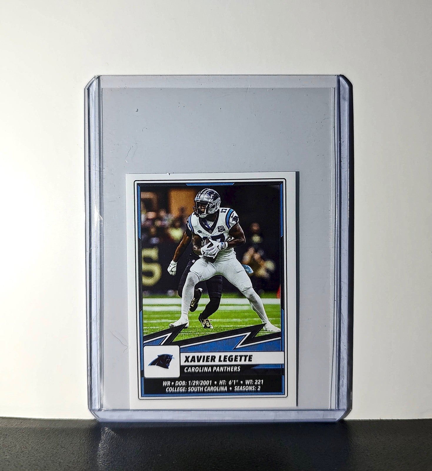 Xavier Legette 2025 Panini NFL #444 Sticker Carolina Panthers