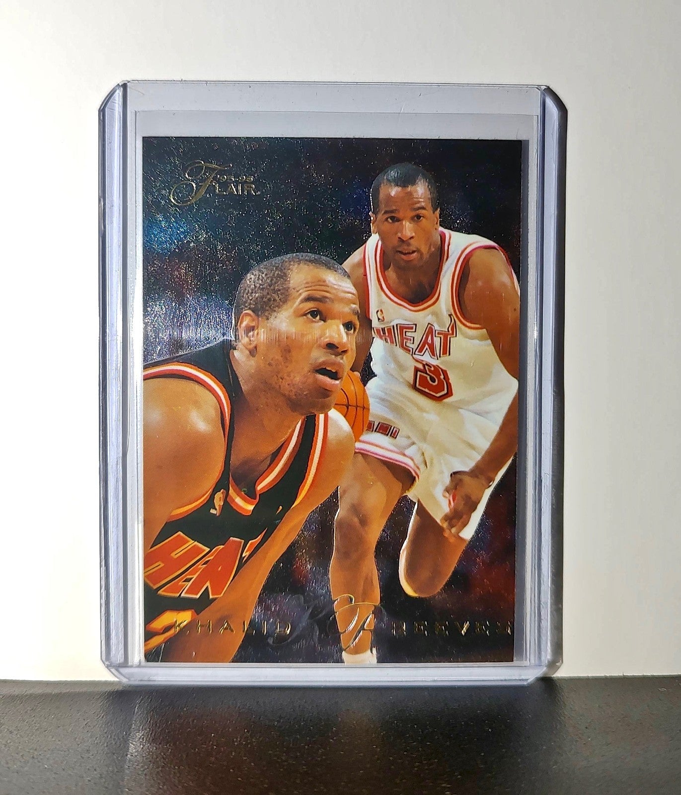Khalid Reeves 1995-96 Flair NBA #71 Card Miami Heat