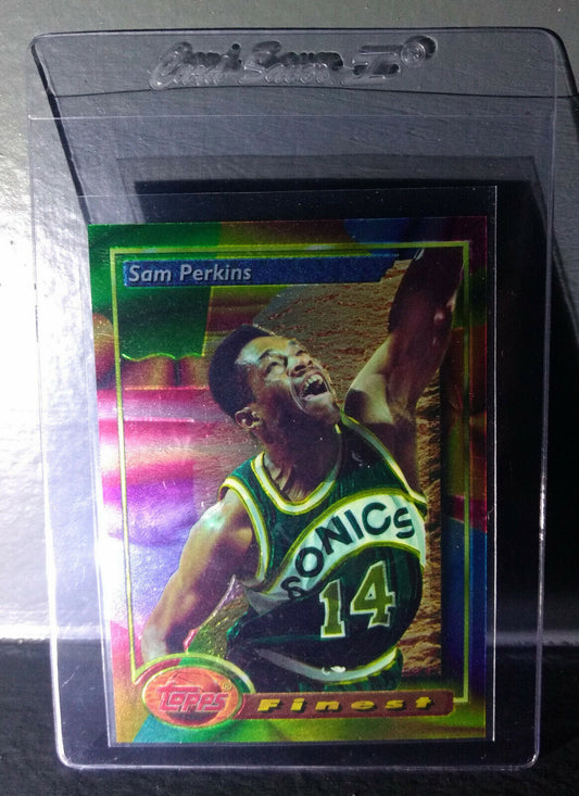 1993-94 Topps Finest Sam Perkins #186 Basketball Card