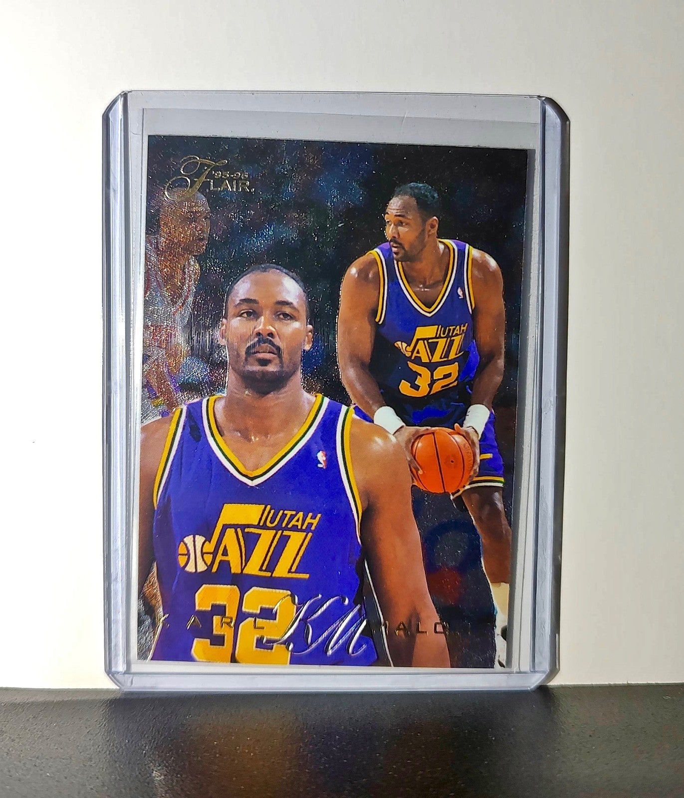 Karl Malone 1995-96 Flair NBA #138 Card Utah Jazz
