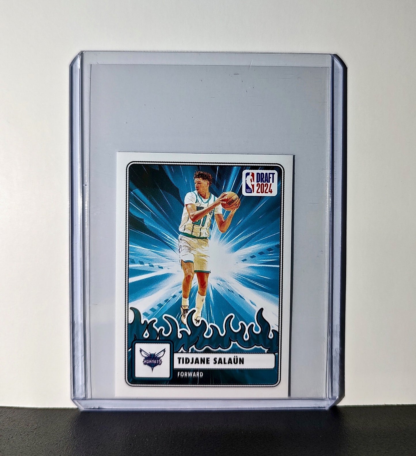 Tidjane Salaün Rookie Draft 2024-25 Panini NBA 84 Sticker Card Charlotte Hornets