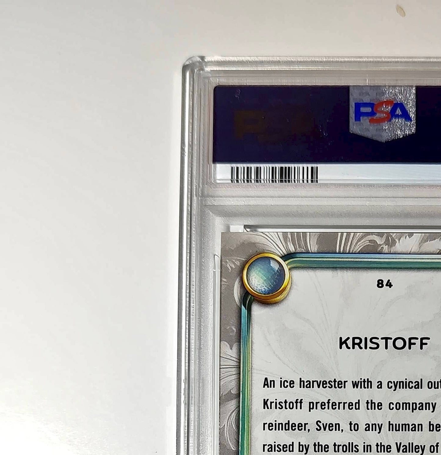 Kristoff 2025 Topps Disney Wonder #84 Winter Variant Card Frozen PSA 9