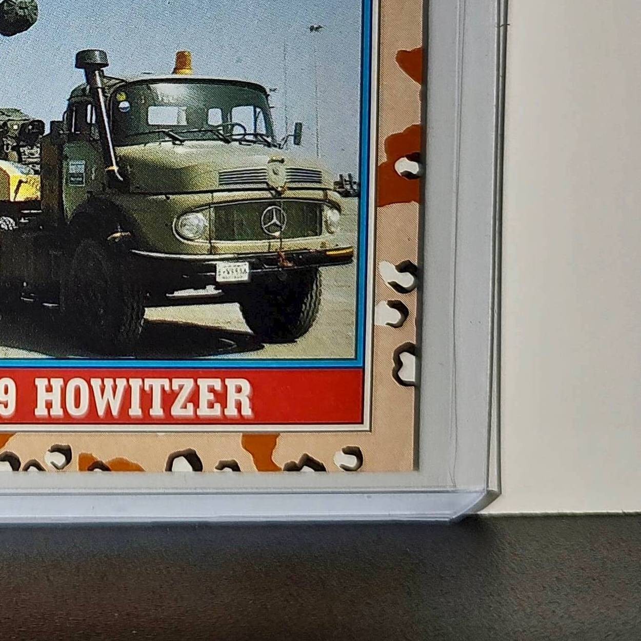 M-109 Howitzer 1991 Topps Desert Storm #107 Card