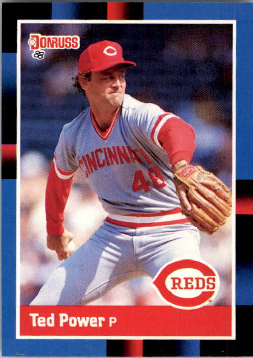 1988 Ted Power Donruss Baseball Card #142