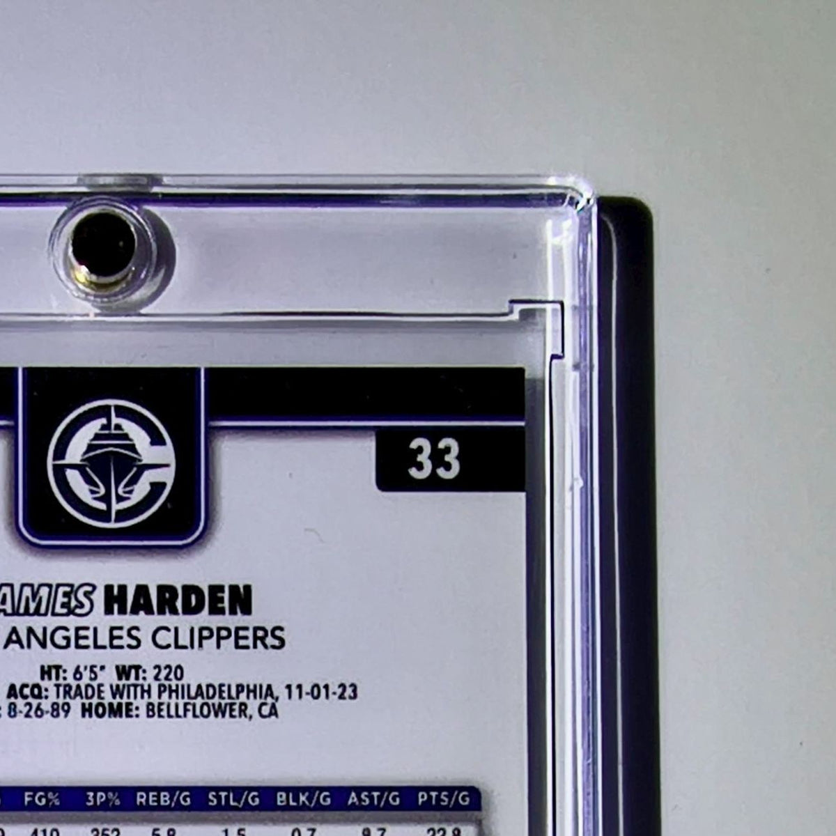 James Harden 2025-26 NBA Topps Chrome Update #33 Blue Refractor 132/150 Clippers
