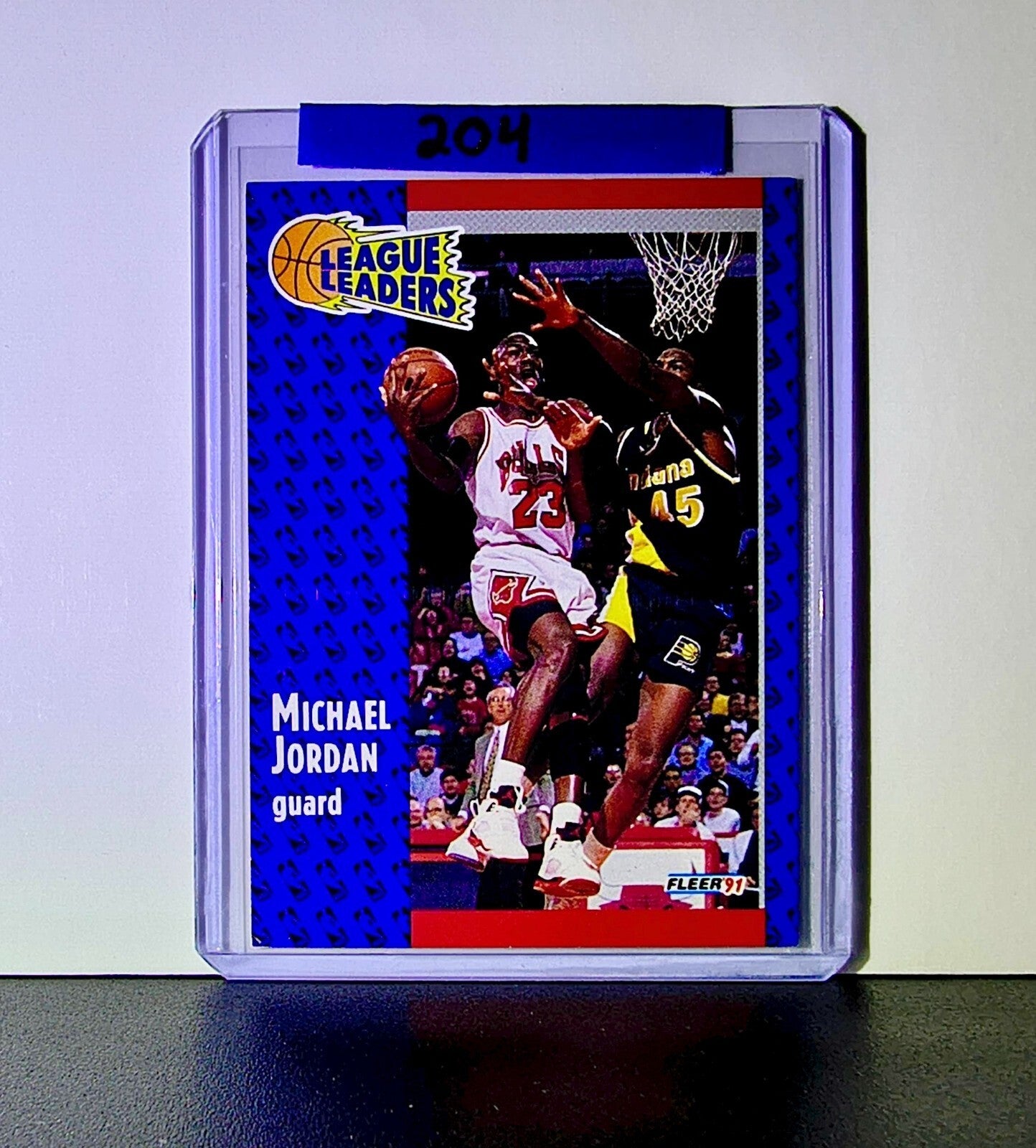 Michael Jordan 1991-92 Fleer League Leaders #220 Basketball Card Chicago Bulls
