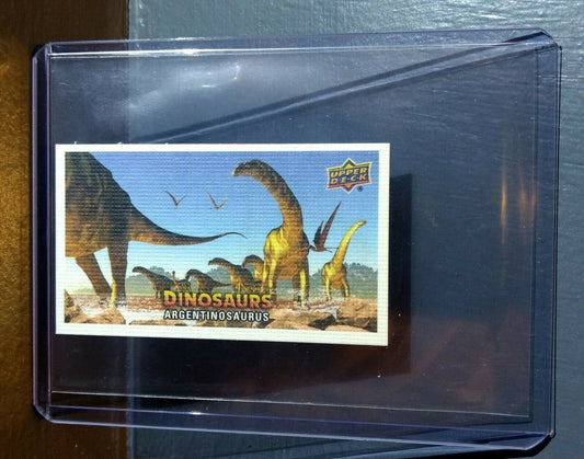 2015 Upper Deck Dinosaurs Canvas Mini Argentinosaurus #2 Trading Card