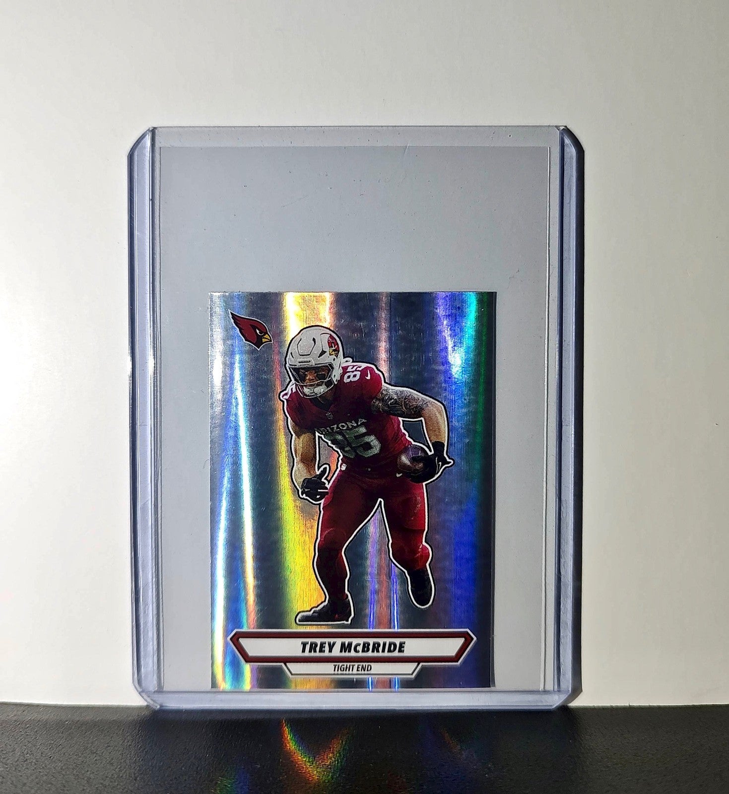 Trey McBride 2025 Panini NFL #501 Foil Sticker Arizona Cardinals