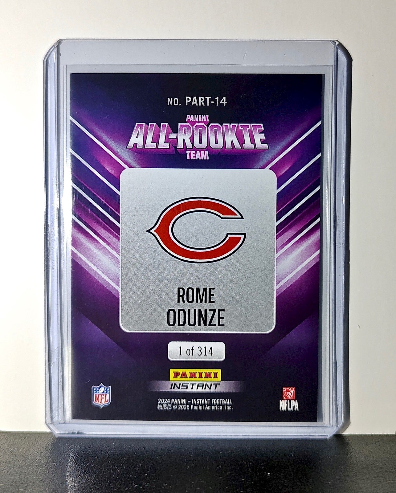 Rome Odunze Rookie 2024 Panini NFL #14 All-Rookie Card Chicago Bears​​ 1 of 314