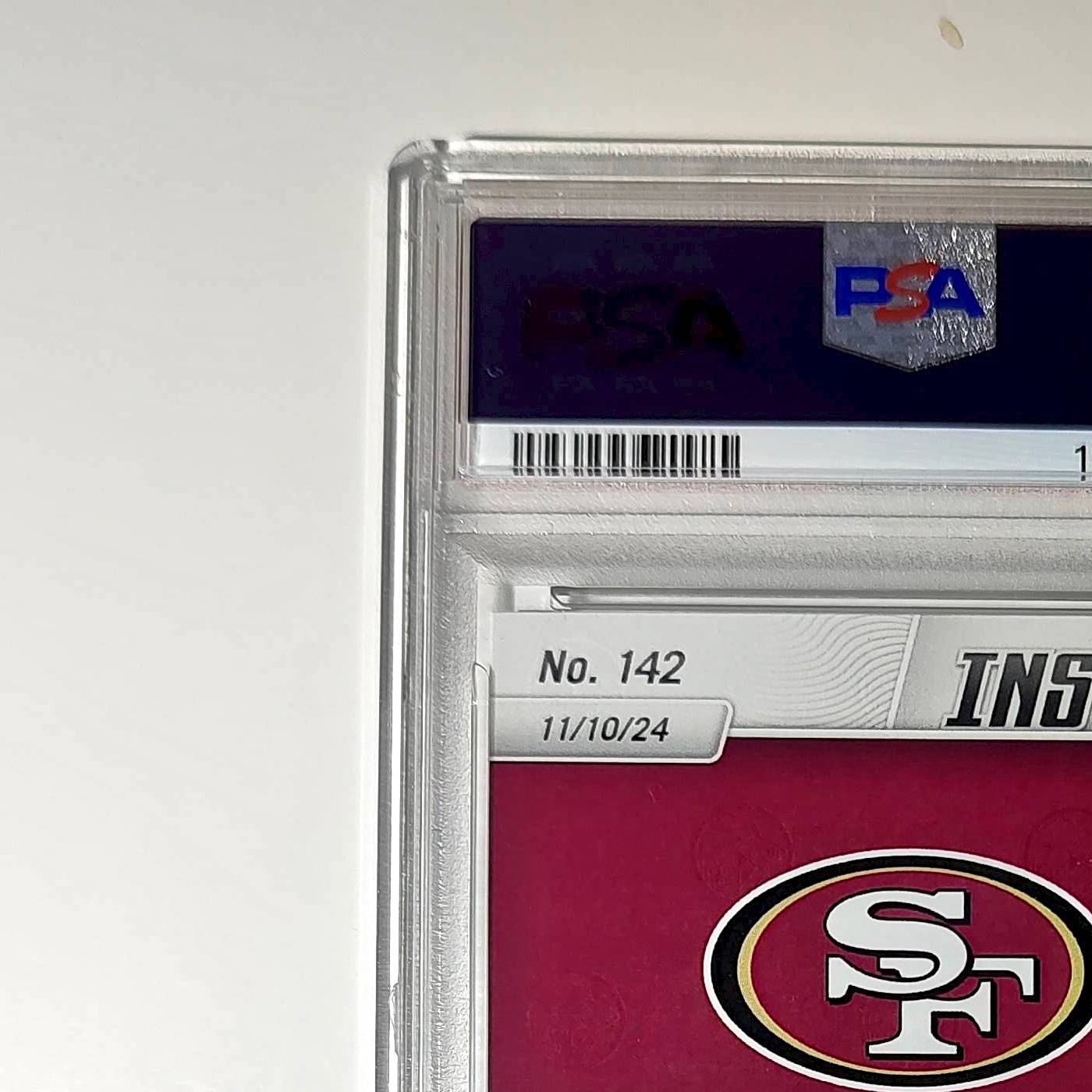 Ricky Pearsall Rookie 2024 Panini Instant NFL #142 PSA 10 Gem Mint