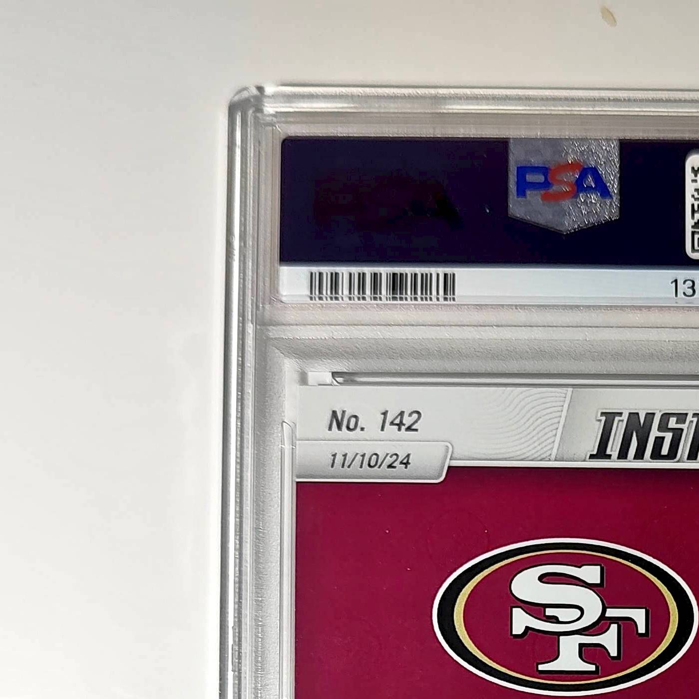 Ricky Pearsall Rookie 2024 Panini Instant NFL #142 PSA 10 Gem Mint
