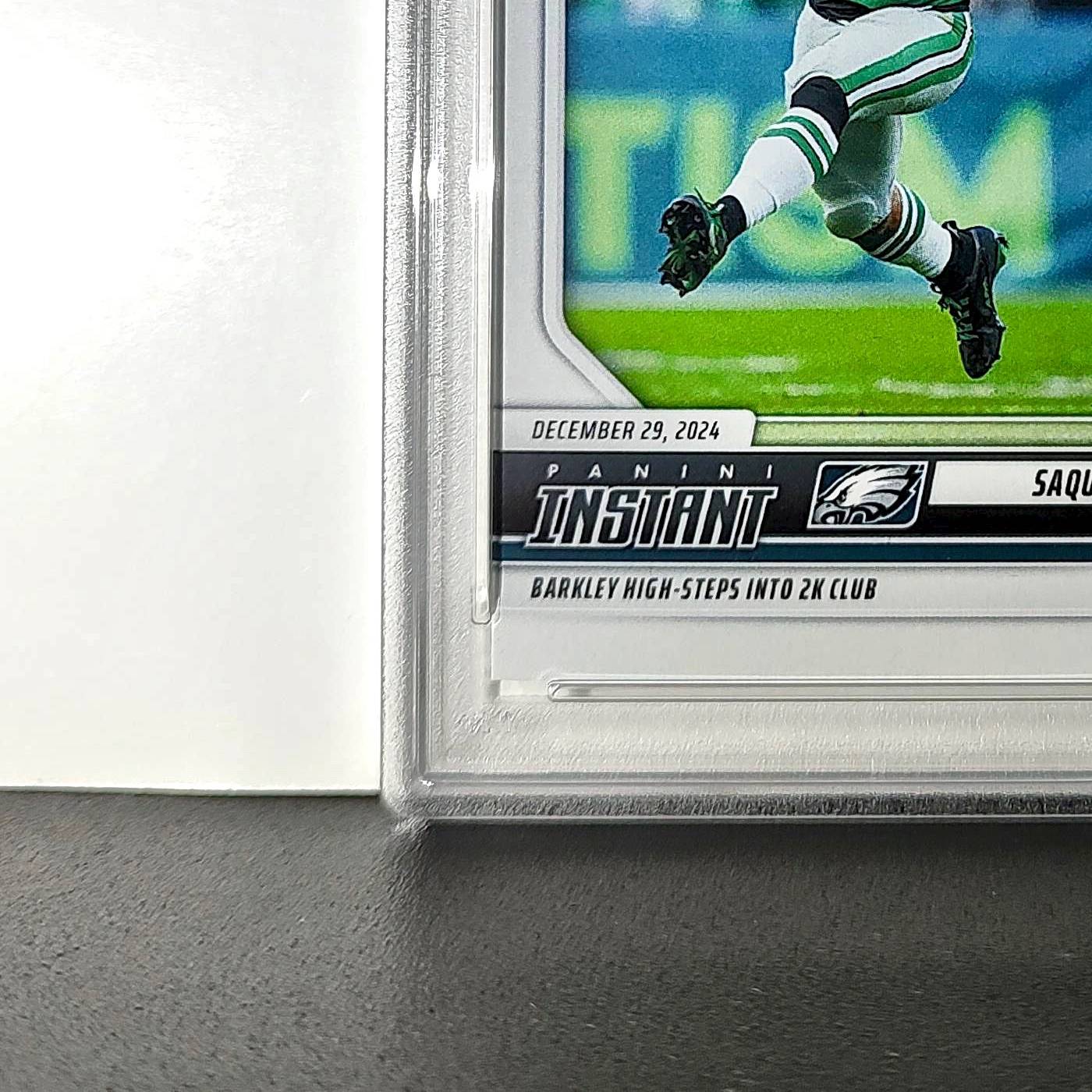 Saquon Barkley 2024 Panini Milestone NFL #236 Eagles 1 of 809 PSA 10 Gem Mint