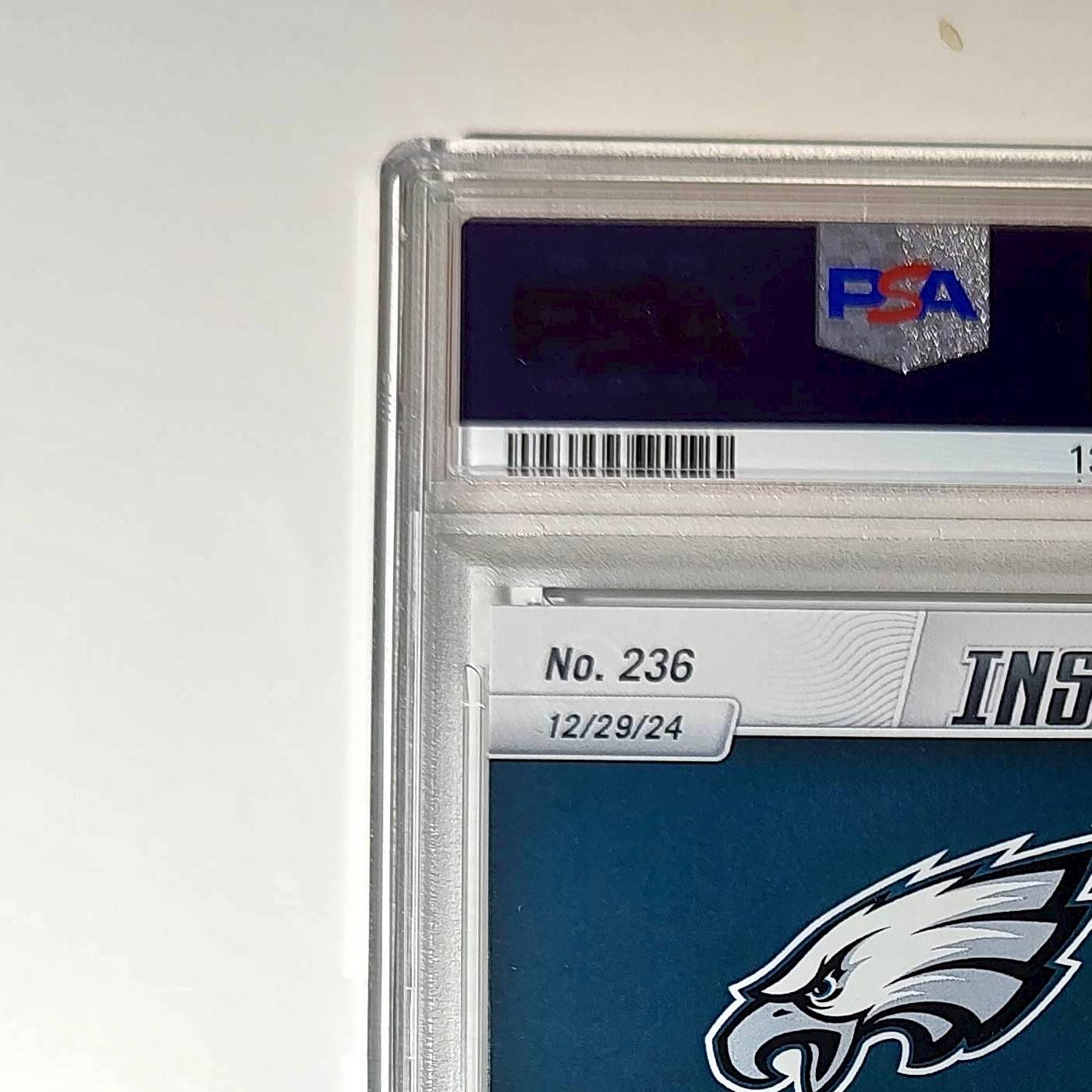 Saquon Barkley 2024 Panini Milestone NFL #236 Eagles 1 of 809 PSA 10 Gem Mint