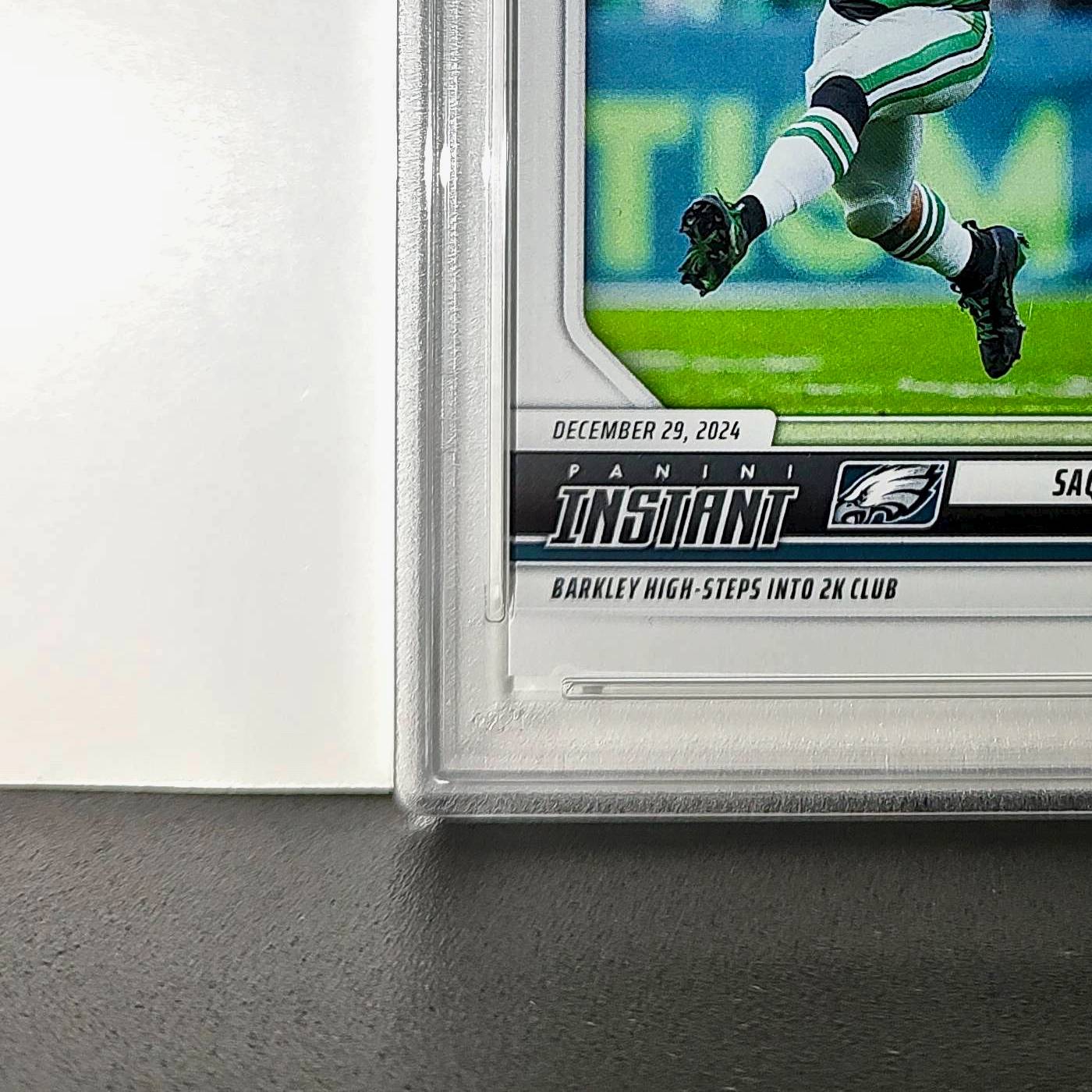 Saquon Barkley 2024 Panini Milestone NFL #236 Eagles 1 of 809 PSA 10 Gem Mint