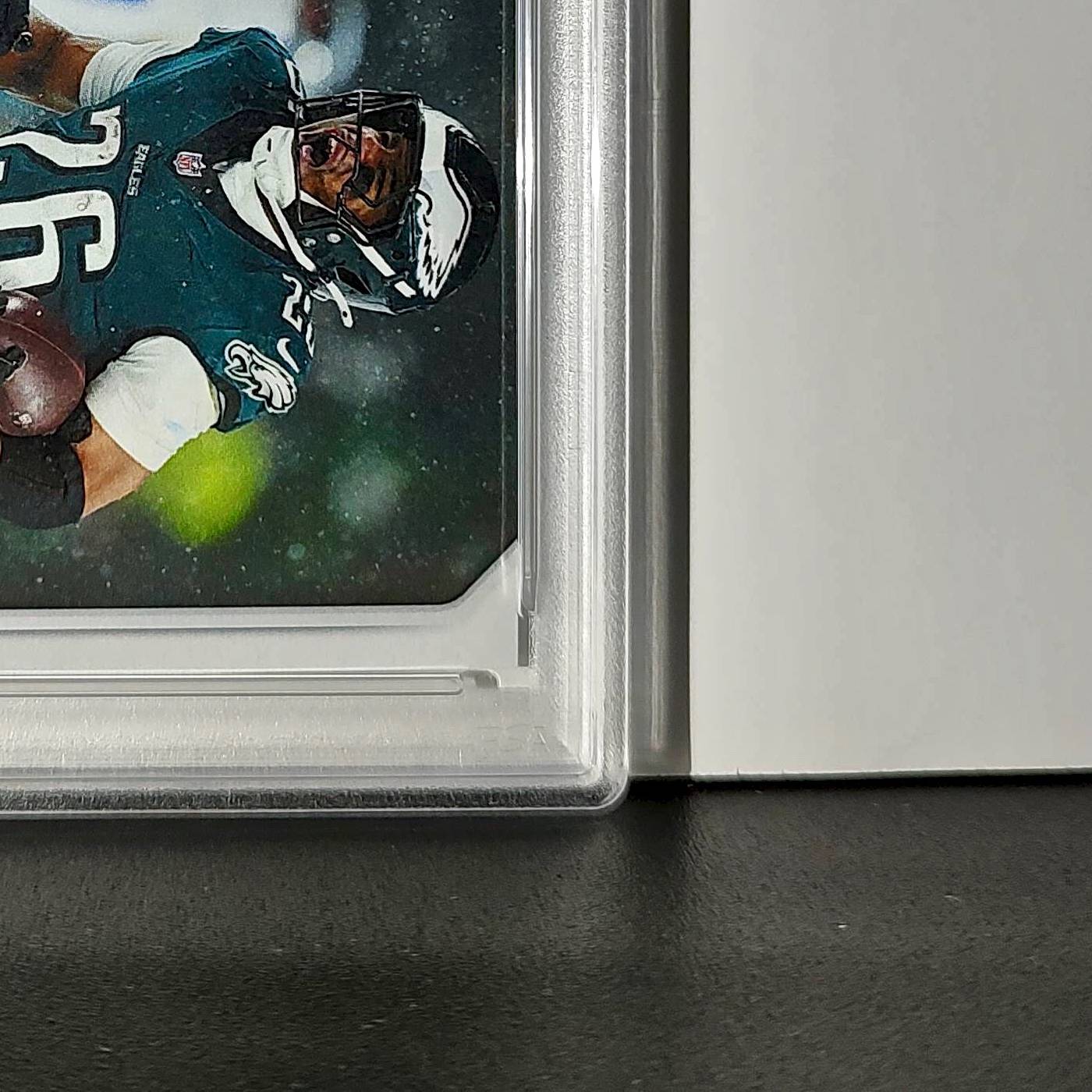 Saquon Barkley 2024 Panini Record Breaker NFL #270 Philadelphia Eagles PSA 10