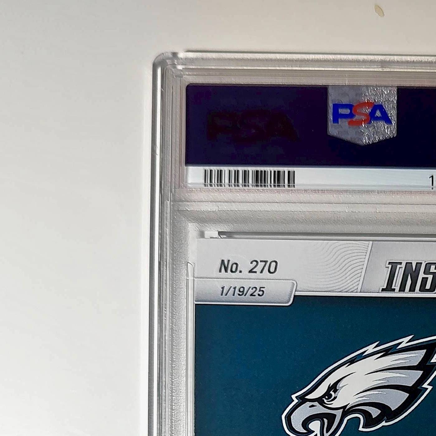 Saquon Barkley 2024 Panini Record Breaker NFL #270 Philadelphia Eagles PSA 10