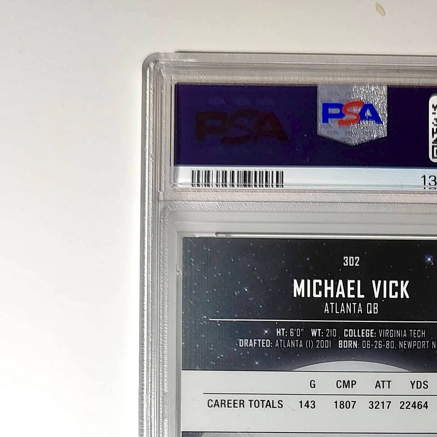 Michael Vick 2023 Topps Midnight 15/75 #302 Dusk PSA 9 Mint