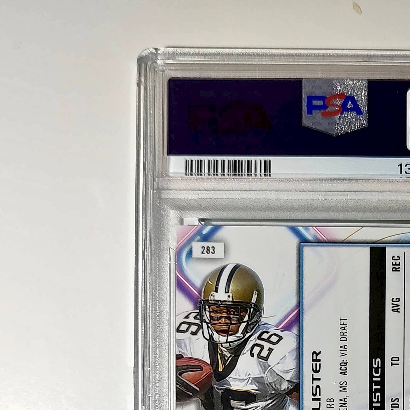 Deuce McAllister 2023 Topps Chrome Cosmic 69/75 #283 Green Space Dust PSA 10 Gem