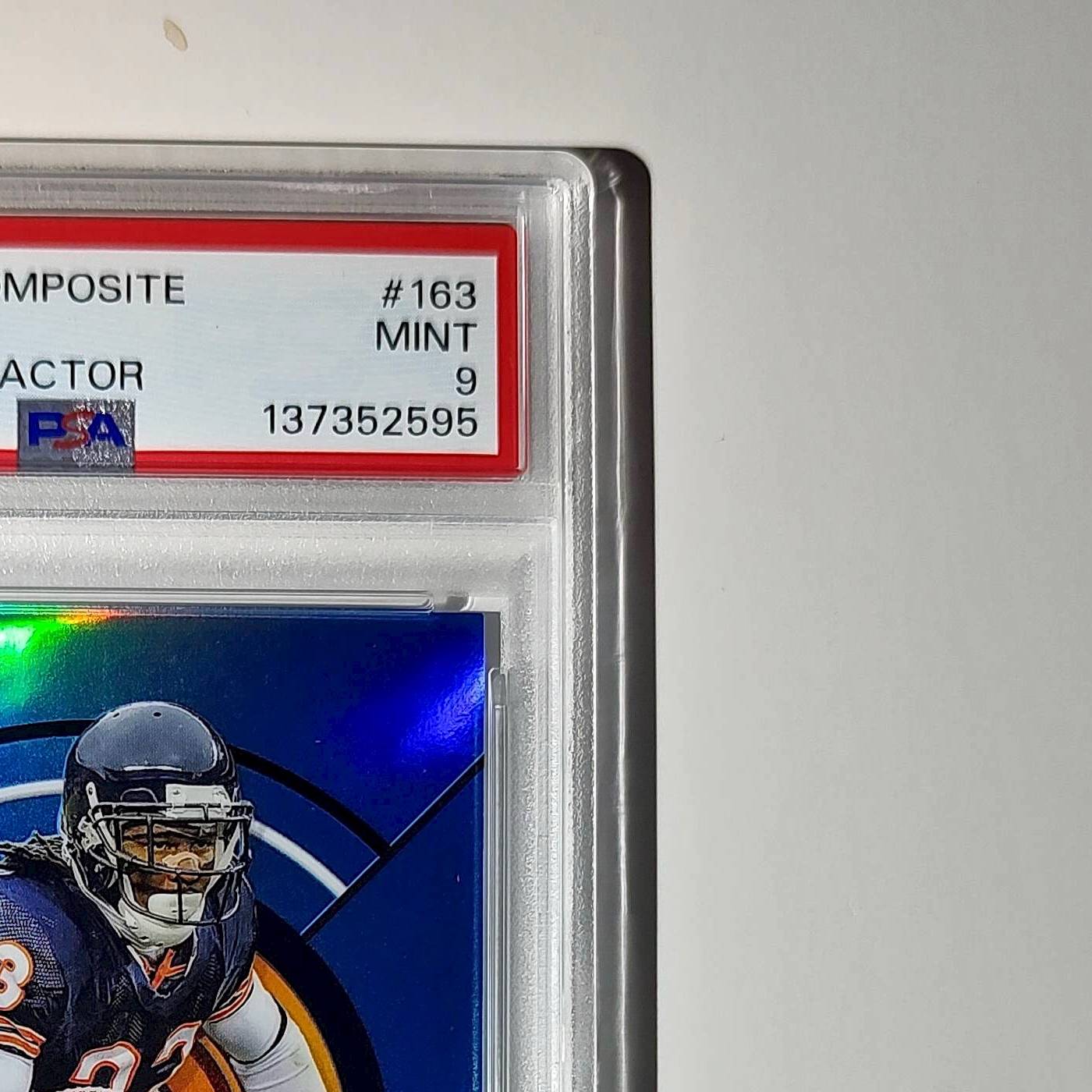 Devin Hester 2023 Topps Finest 325/325 #163 Sky Blue Refractor PSA 9 Mint