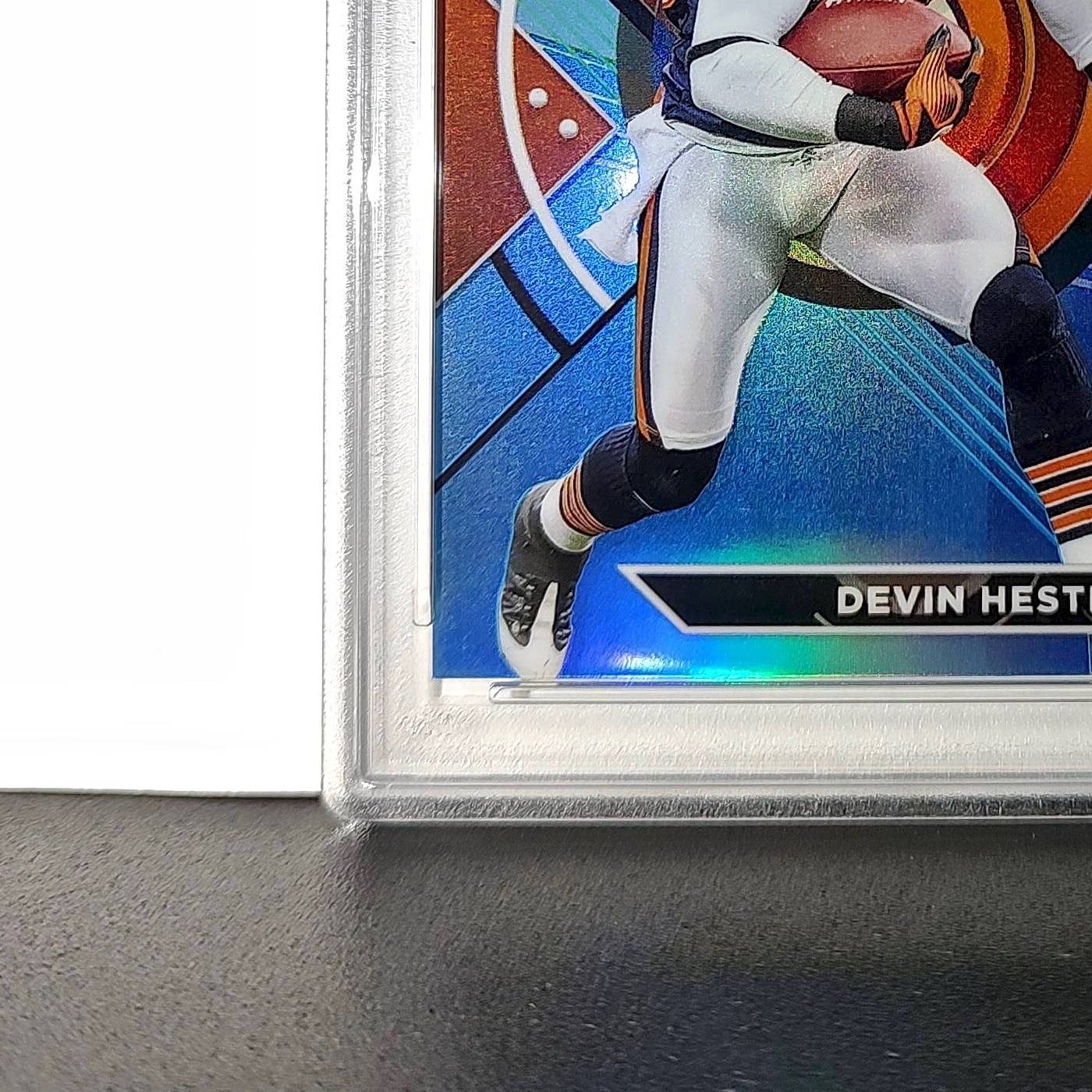 Devin Hester 2023 Topps Finest 325/325 #163 Sky Blue Refractor PSA 9 Mint