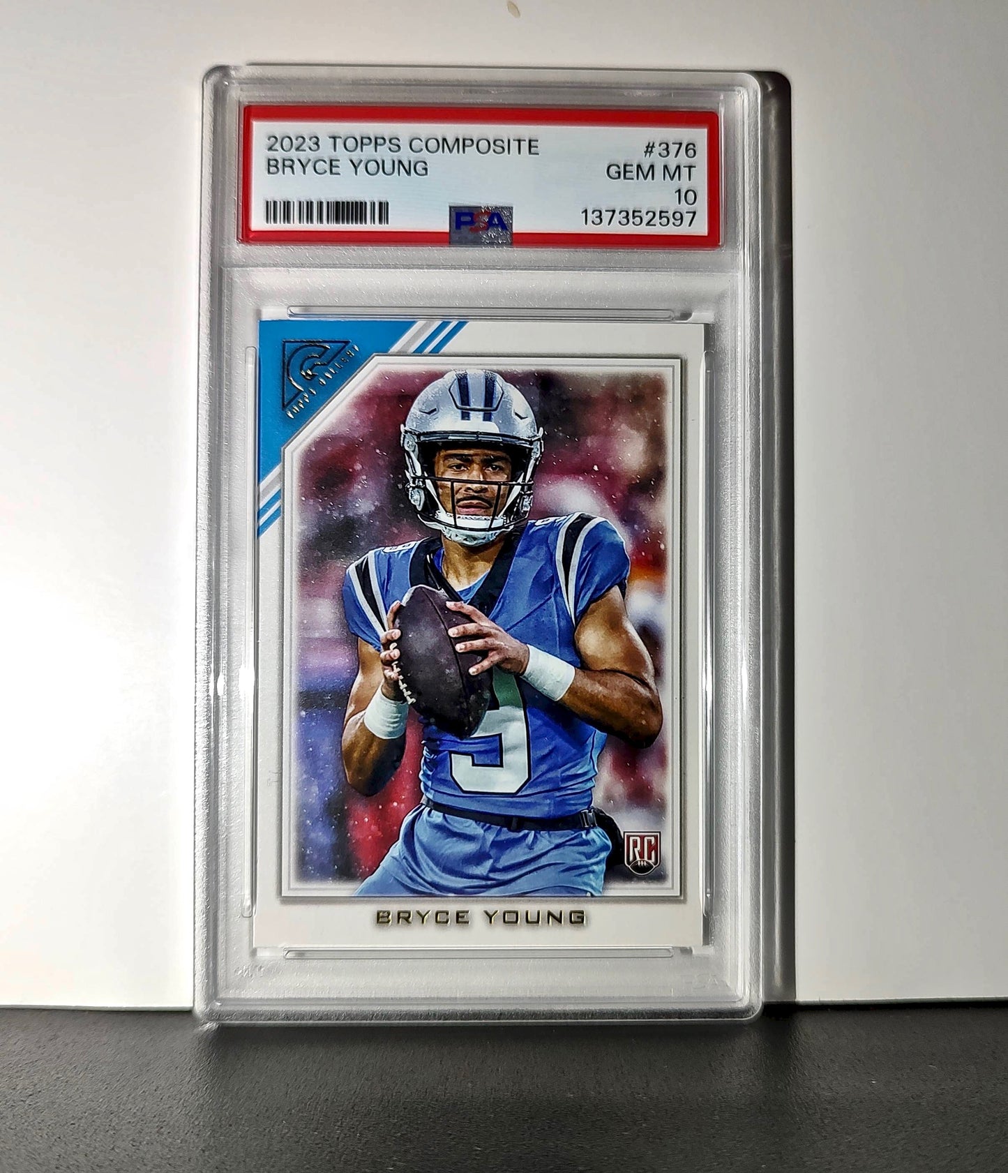 Bryce Young 2023 Topps Gallery #376 Card Carolina Panthers PSA 10 Gem Mint