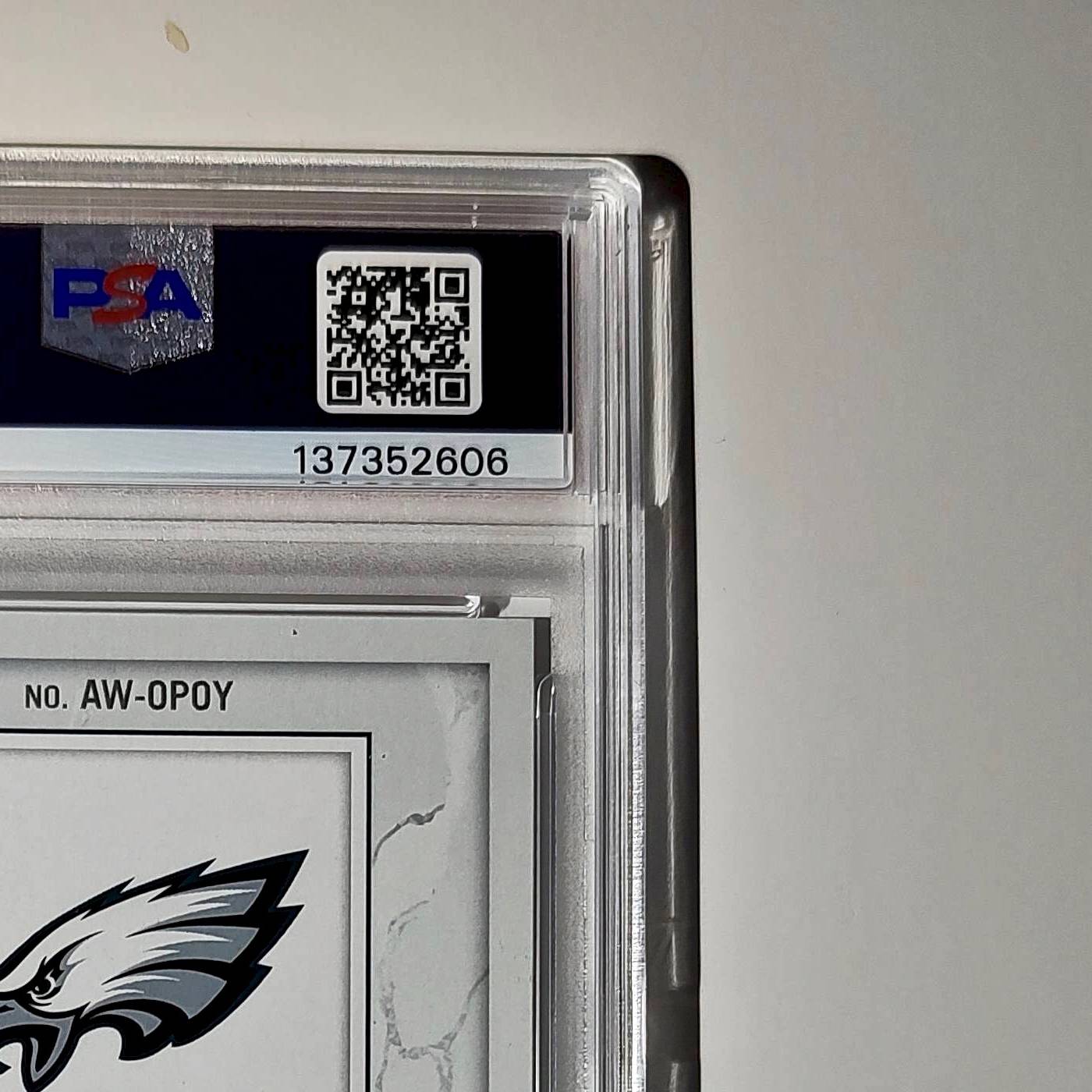 Saquon Barkley 2024 Panini NFL AP Offensive Player of the Year Eagles PSA 9 Mint