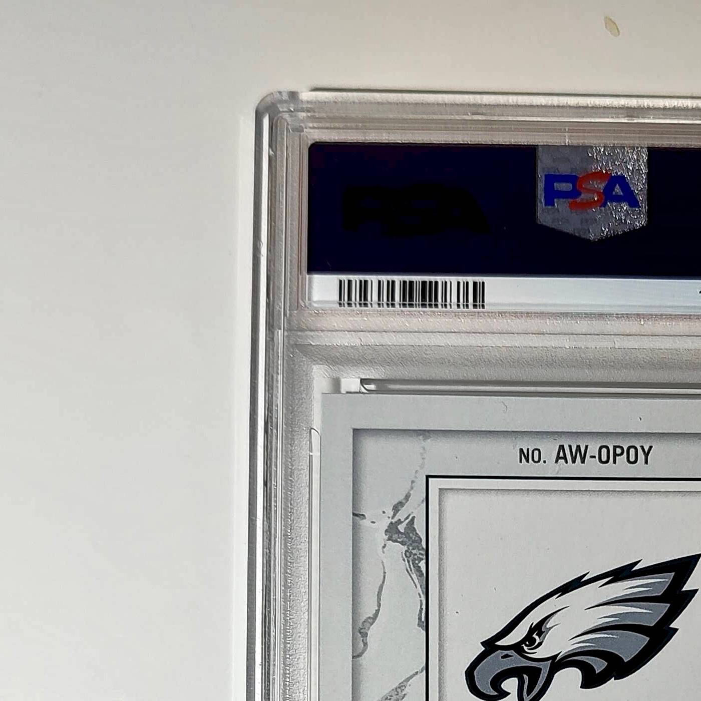 Saquon Barkley 2024 Panini NFL Offensive Player of the Year Eagles PSA 8 NM-MT