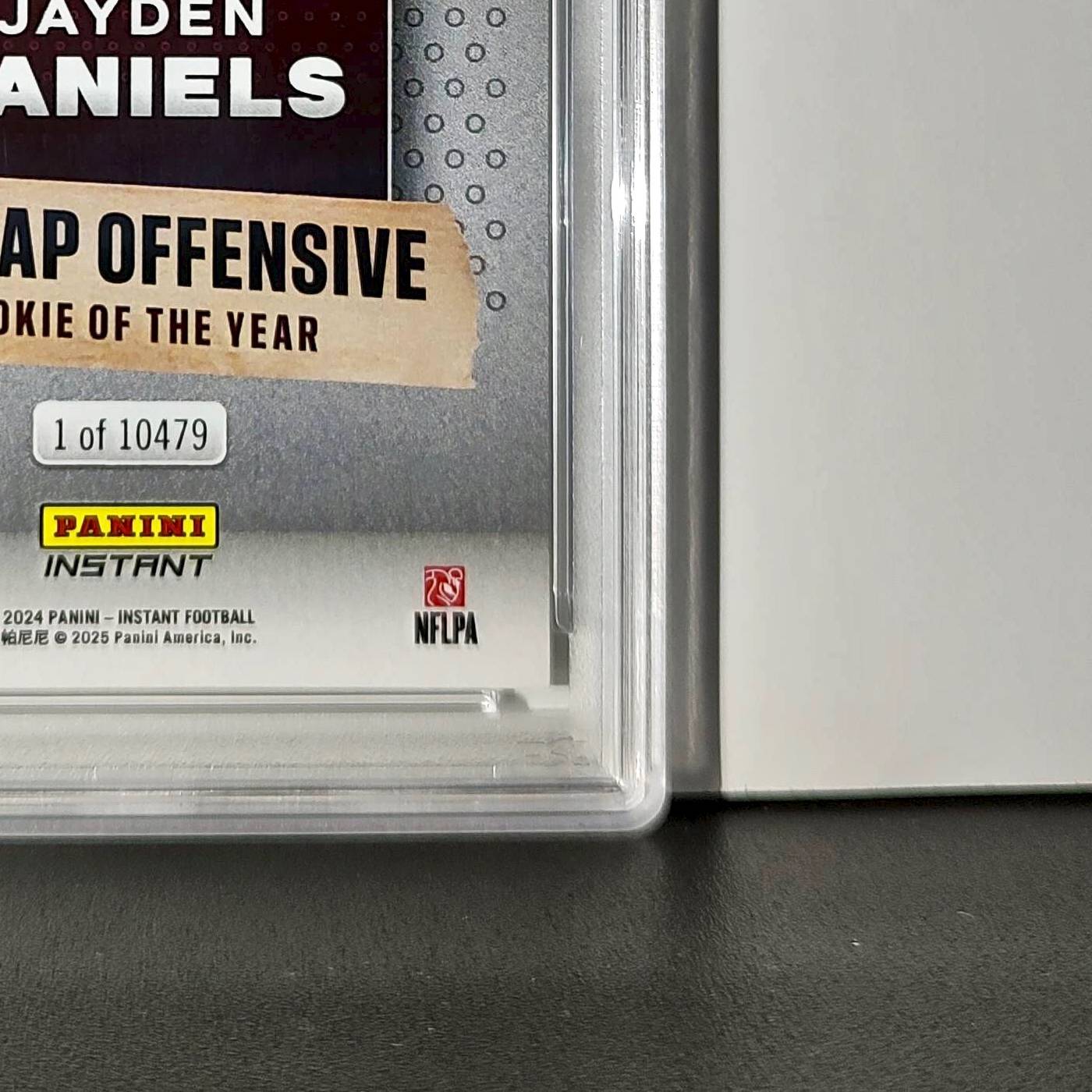 Jayden Daniels 2024 Panini NFL AP Offensive Rookie of the Year Commanders PSA 10