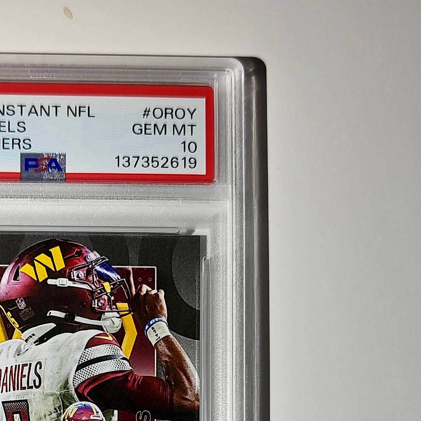 Jayden Daniels 2024 Panini NFL AP Offensive Rookie of the Year Commanders PSA 10