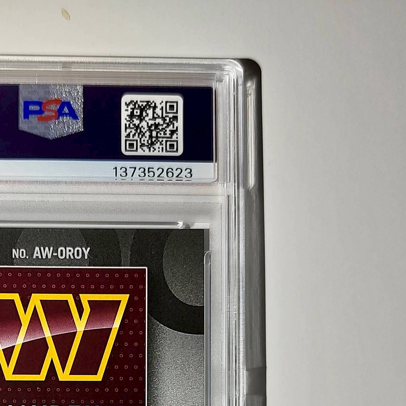 Jayden Daniels 2024 Panini NFL AP Offensive Rookie of the Year Commanders PSA 10