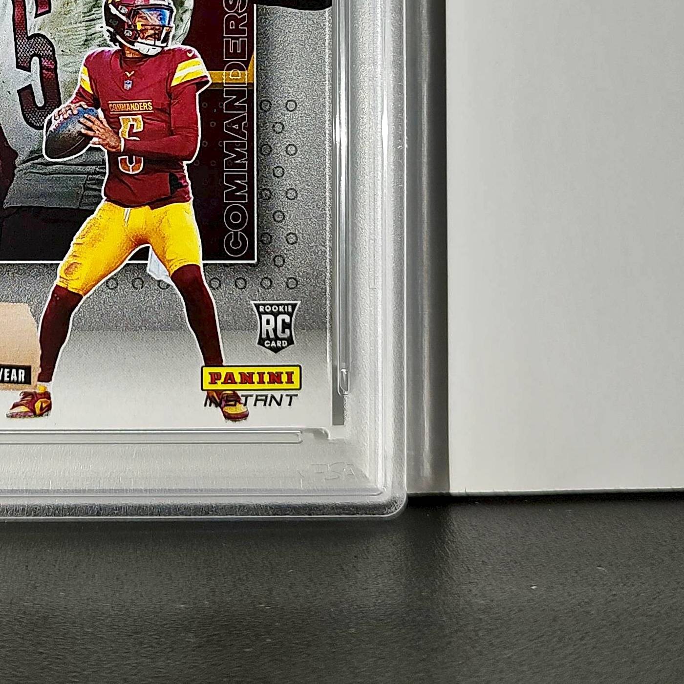 Jayden Daniels 2024 Panini NFL AP Offensive Rookie of the Year Commanders PSA 9