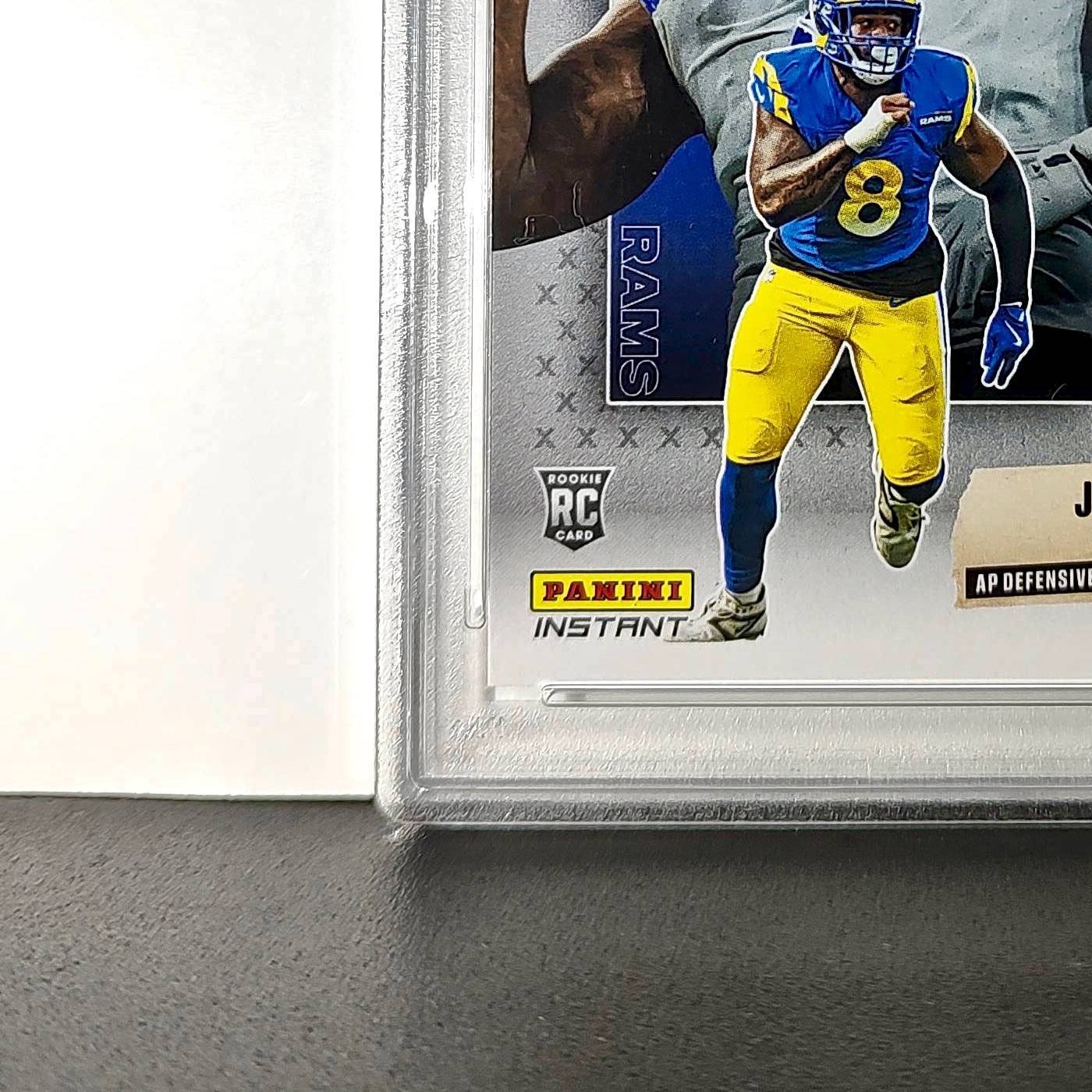 Jared Verse 2024 Panini NFL AP Defensive Rookie of the Year Rams PSA 10 Gem Mint
