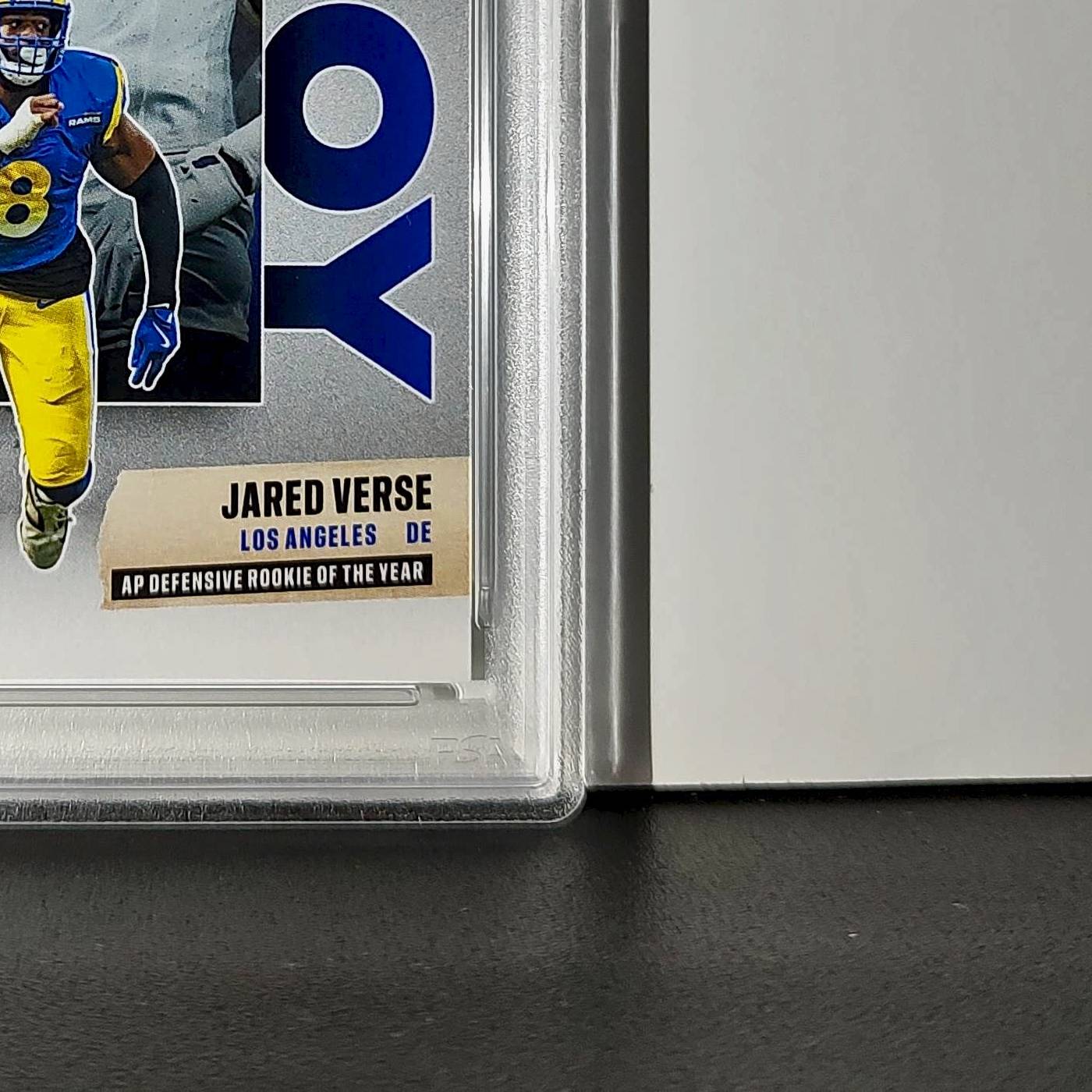 Jared Verse 2024 Panini NFL AP Defensive Rookie of the Year Rams PSA 10 Gem Mint