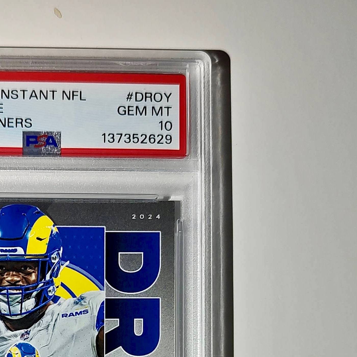 Jared Verse 2024 Panini NFL AP Defensive Rookie of the Year Rams PSA 10 Gem Mint