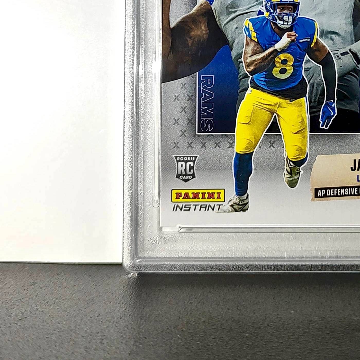 Jared Verse 2024 Panini NFL AP Defensive Rookie of the Year Rams PSA 10 Gem Mint
