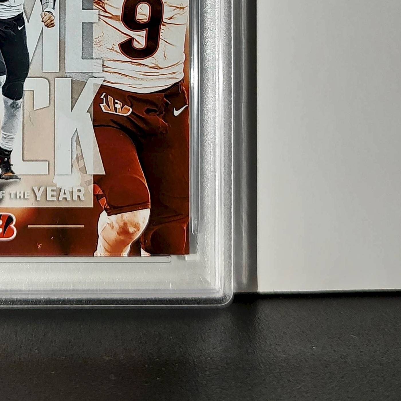 Joe Burrow 2024 Panini NFL AP Comeback Player of the Year Bengals PSA 9 Mint