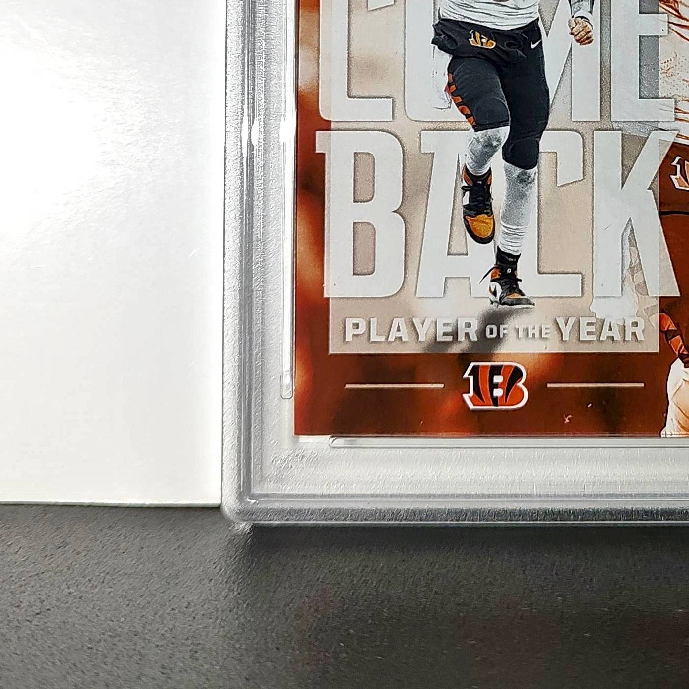 Joe Burrow 2024 Panini NFL AP Comeback Player of the Year Bengals PSA 10 Gem