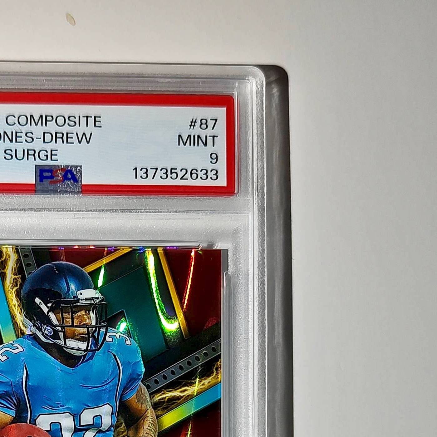 Maurice Jones-Drew 2023 Topps #87 4/5 Resurgence Red Power Surge PSA 9 Mint