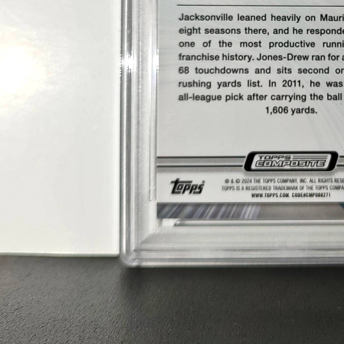 Maurice Jones-Drew 2023 Topps #87 4/5 Resurgence Red Power Surge PSA 9 Mint