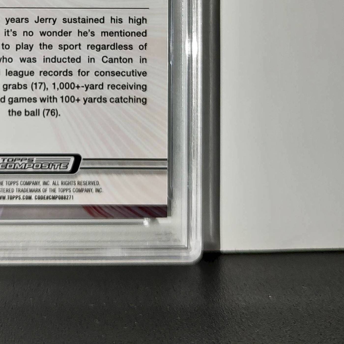 Jerry Rice 2023 Topps 244/249 Resurgence #63 Surge PSA 9 Mint