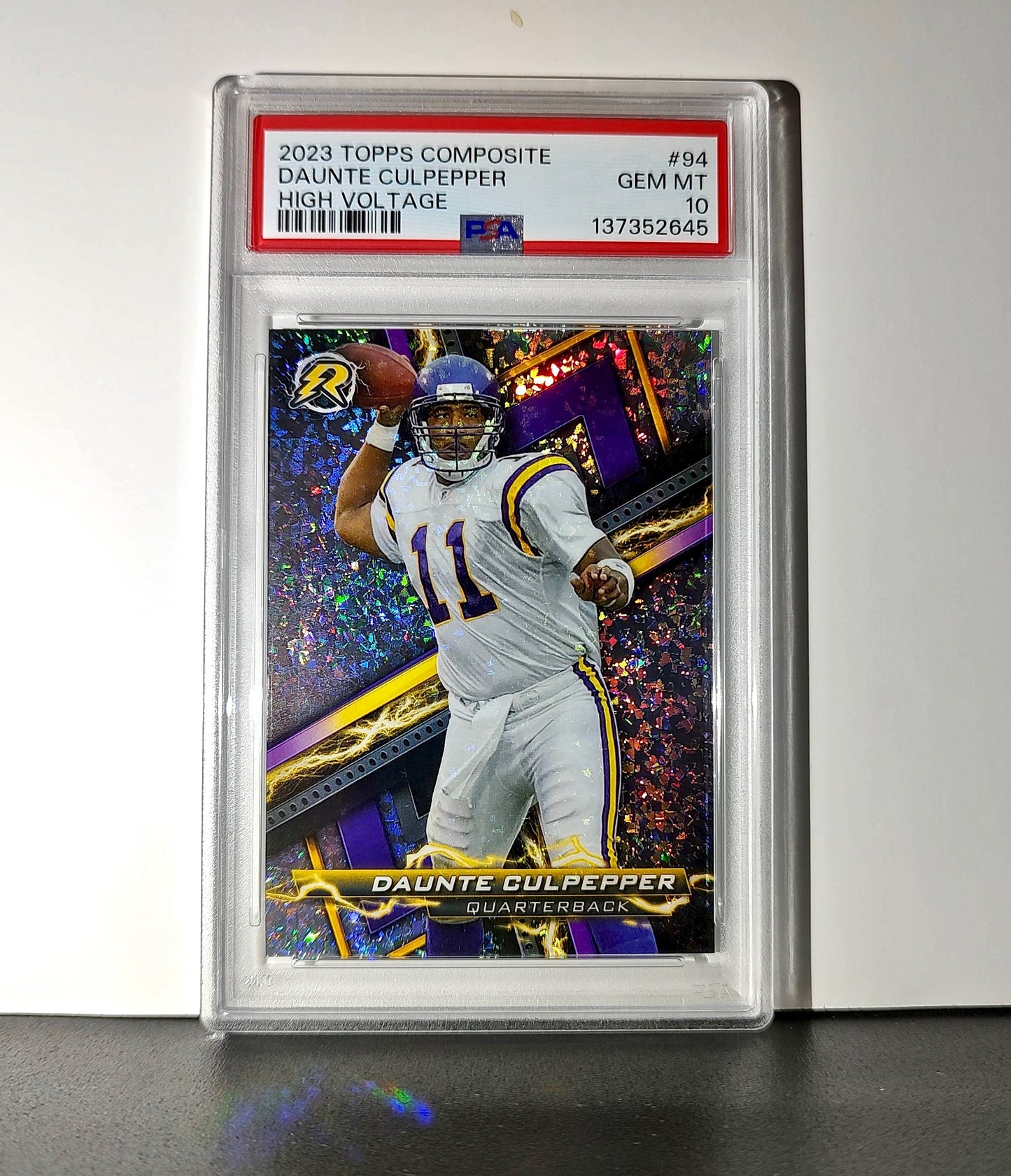 Daunte Culpepper 2023 Topps Resurgence #94 Blue and Orange Spark PSA 10 Gem Mint