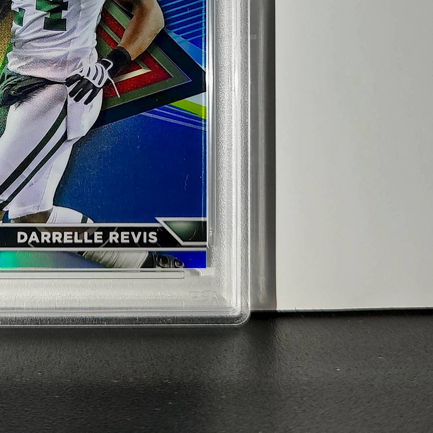 Darelle Revis 2023 Topps Finest #224 014/250 Sky Blue Refractor PSA 10 Gem Mint
